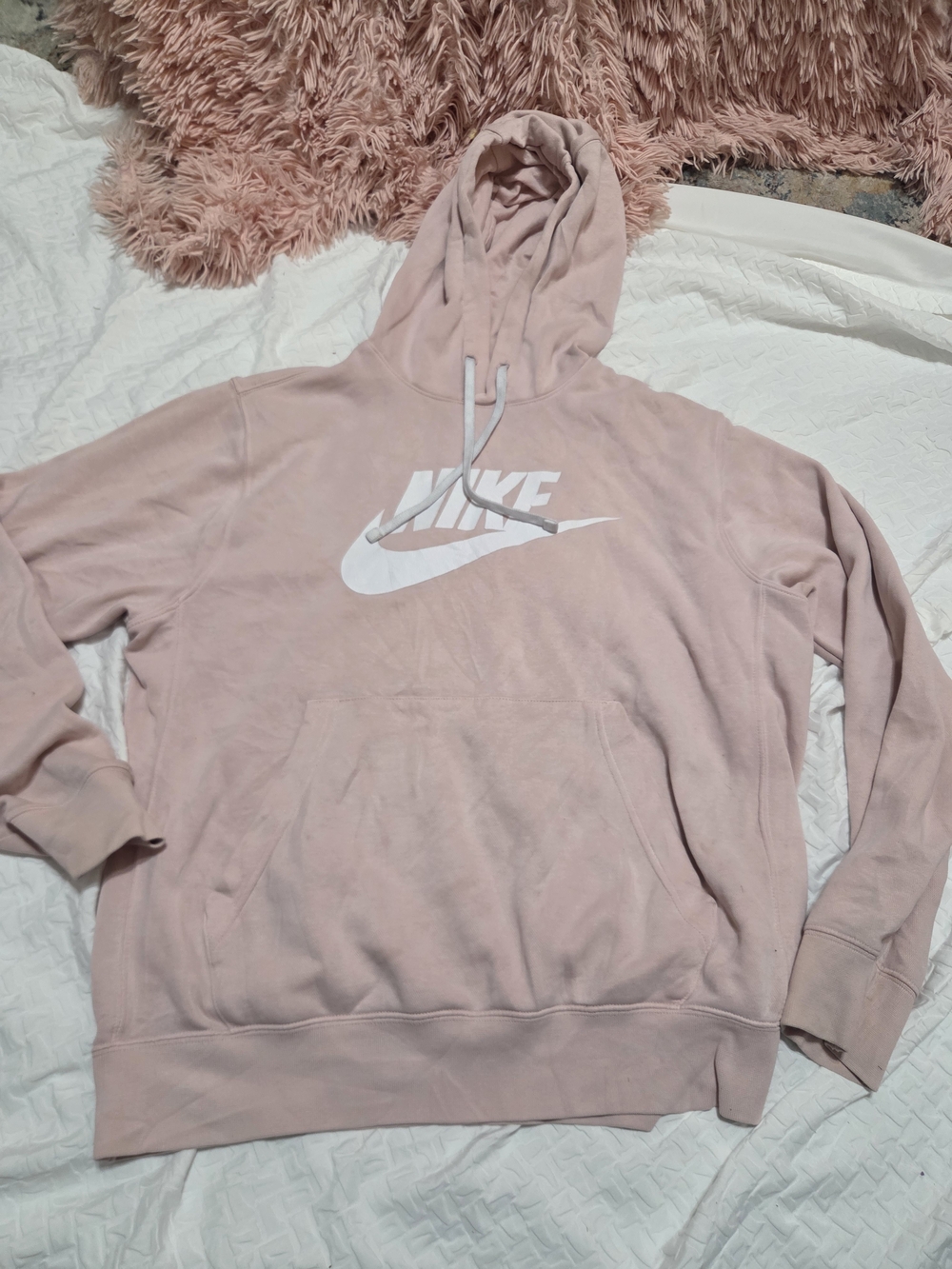 Nike  Mauve Pink Hoodie Med Nim-fw1